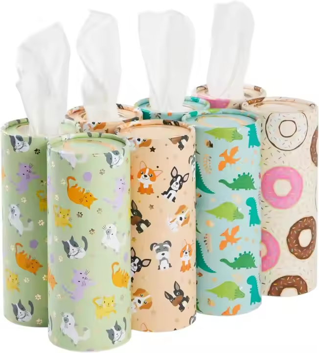 Do<i></i>ngfang Jiarui Car Tissue Box - 4-Pack Travel Tissues with Customizable Logo